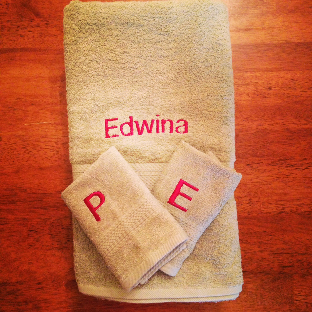 Personlized Towel set