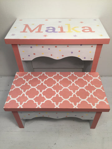 Dot and print stool